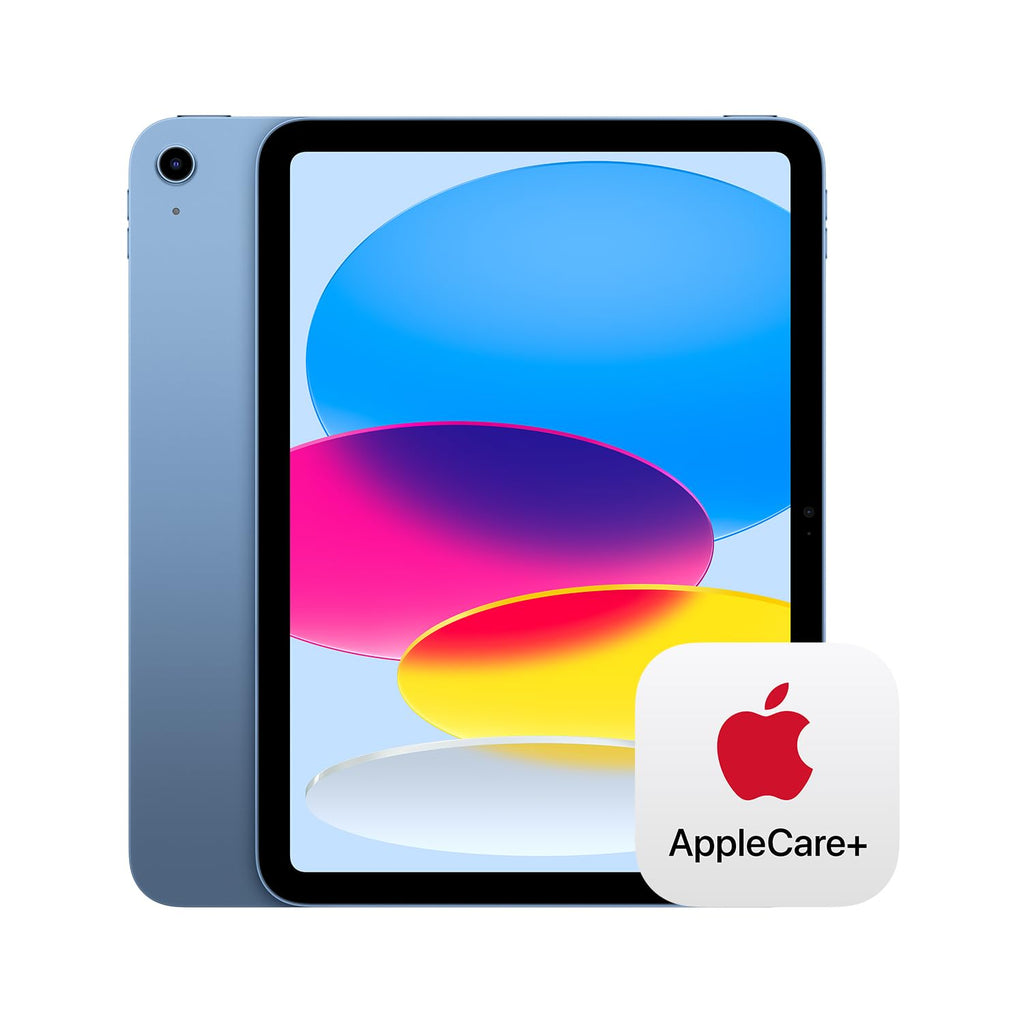 Apple iPad 11-inch: A16 chip, 11-inch Model, Liquid Retina Display, 128GB, Wi-Fi 6, 12MP Front/12MP Back Camera, Touch ID, All-Day Battery Life — Blue with AppleCare+ (2 Years)