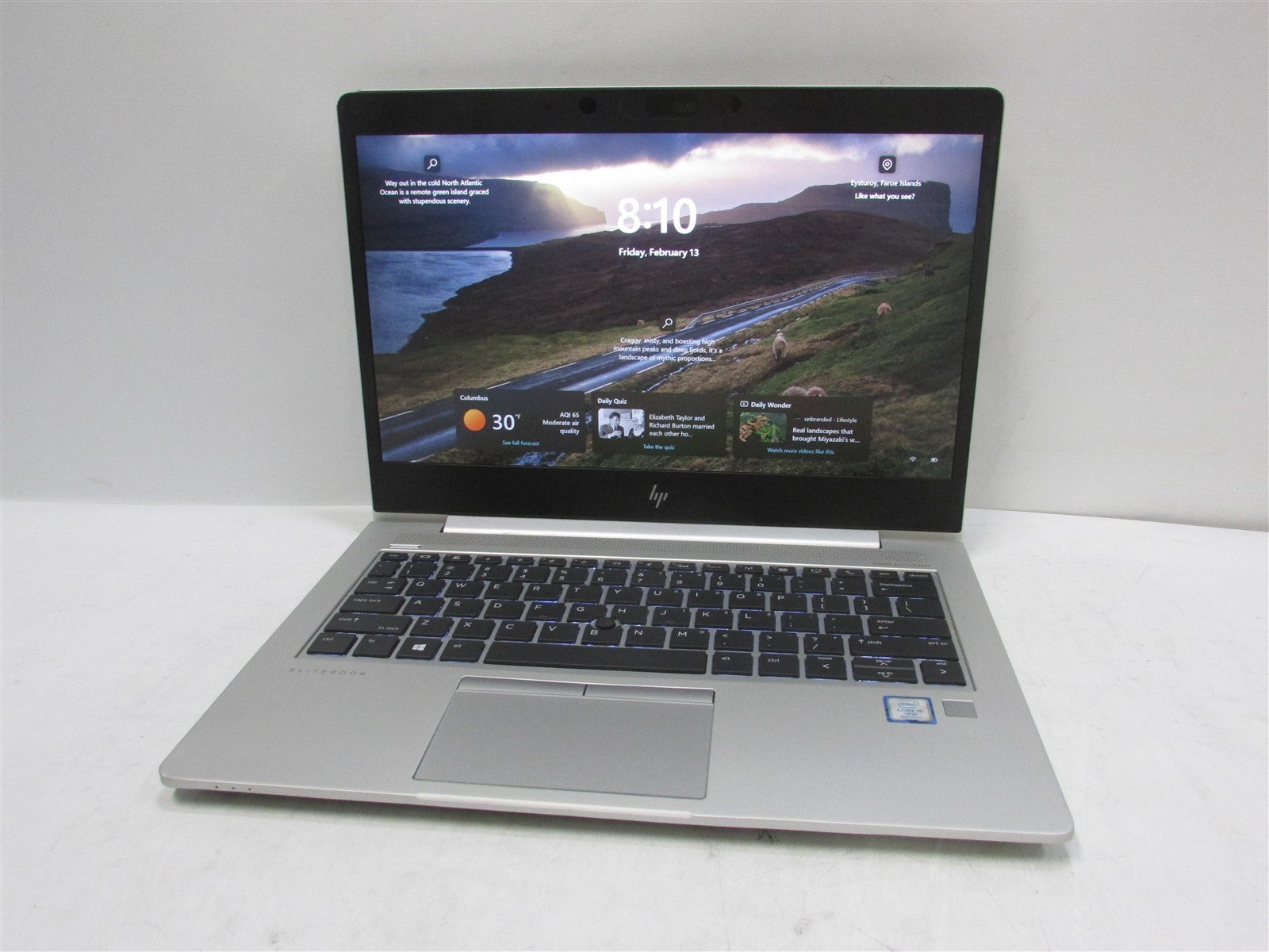 HP Elitebook 830 G5 i5-8350U 1.7GHz 16GB RAM 128GB m.2 14" Win 11 Pro COSM DMG I