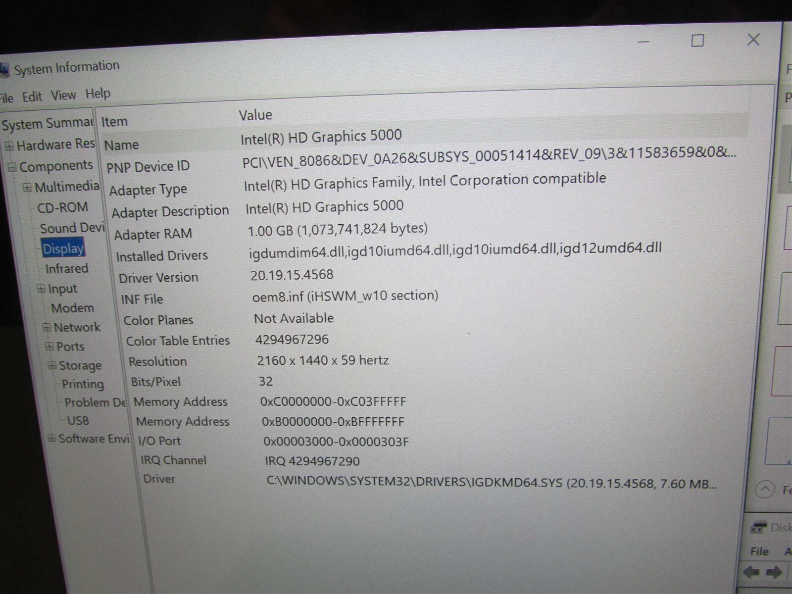 Microsoft Surface Pro 3 i7-4650U 1.7GHz 8GB RAM 256GB 12" Windows 10 Pro Tablet