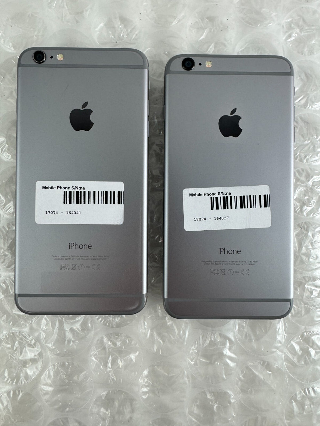 2 Apple iPhone 6 Plus 16GB (A1522) Silver AT&T Fully Functional