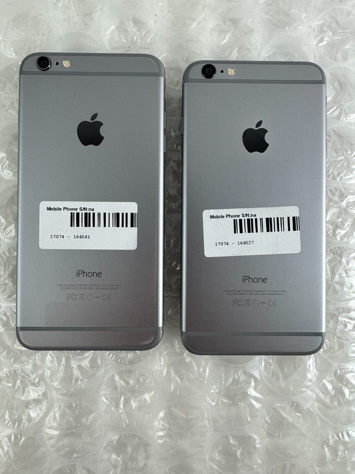 2 Apple iPhone 6 Plus 16GB (A1522) Silver AT&T Fully Functional